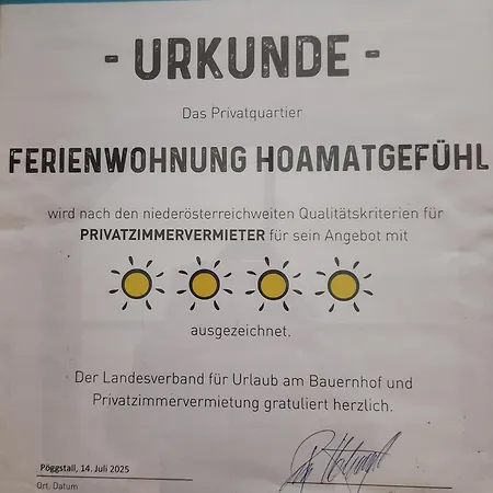 Hoamatgefuehl Naturpark Jauerling-wachau Apartamento *