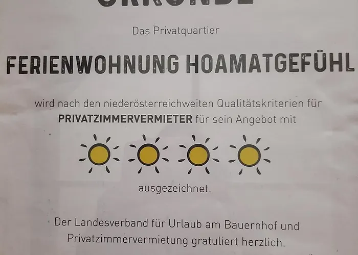 Hoamatgefuehl Naturpark Jauerling-wachau Apartmán *